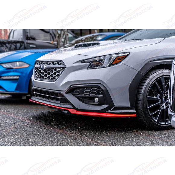 Fits 2022-2023 Subaru WRX Front Splitter Spoiler Lip STI Style