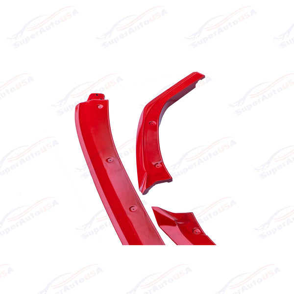 For 2022-2023 Subaru WRX GT STI Style Painted Red / Black / Pink Bumper Front Lip Body Kit