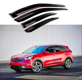 For Niro 2016-2022 JDM Style Vent Window Visors Rain Guard Deflectors