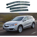 Fits 2013-2018 Acura RDX  Carbon Fiber Print Window Visors Rain Guards Vent Deflector-1