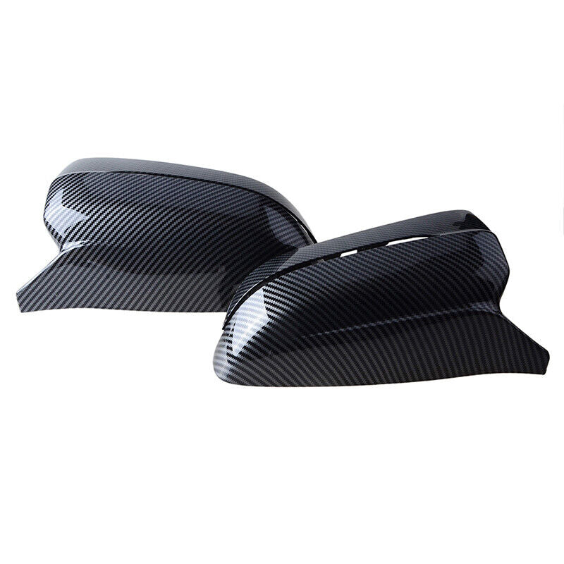 For 17-22 BMW G30 G20 G22 G11 G12 M Style Carbon Print Side Mirror Cover Caps