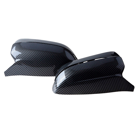 For 17-22 BMW G30 G20 G22 G11 G12 M Style Carbon Print Side Mirror Cover Caps