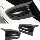 For 17-22 BMW G30 G20 G22 G11 G12 M Style Carbon Print Side Mirror Cover Caps-1