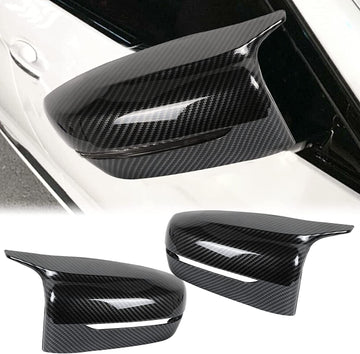 Tapas de espejo retrovisor lateral con impresión de carbono estilo M para BMW G30 G20 G22 G11 G12 17-22 