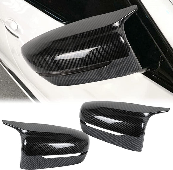 For 17-22 BMW G30 G20 G22 G11 G12 M Style Carbon Print Side Mirror Cover Caps