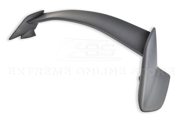 Fit 2016-2021 Honda Civic Hatchback Type-R Style Primer Black Rear Lid Wing Spoiler (Primer Black)