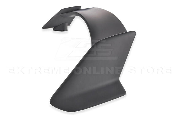 Fit 2016-2021 Honda Civic Hatchback Type-R Style Primer Black Rear Lid Wing Spoiler (Primer Black)