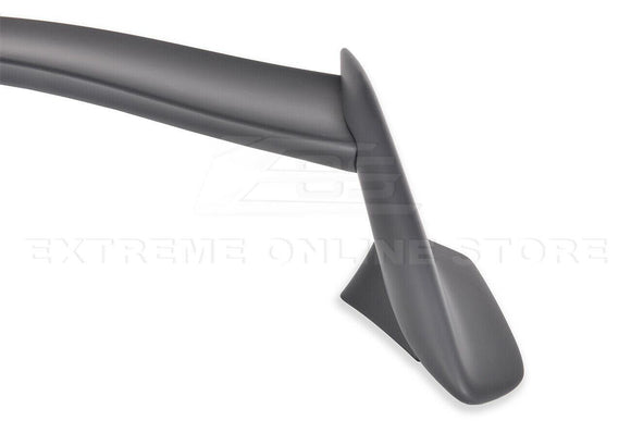 Fit 2016-2021 Honda Civic Hatchback Type-R Style Primer Black Rear Lid Wing Spoiler (Primer Black)