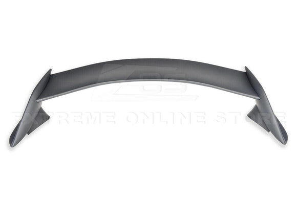 Fit 2016-2021 Honda Civic Hatchback Type-R Style Primer Black Rear Lid Wing Spoiler (Primer Black)