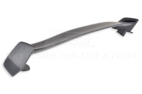 Fit 2016-2021 Honda Civic Hatchback Type-R Style Primer Black Rear Lid Wing Spoiler (Primer Black)