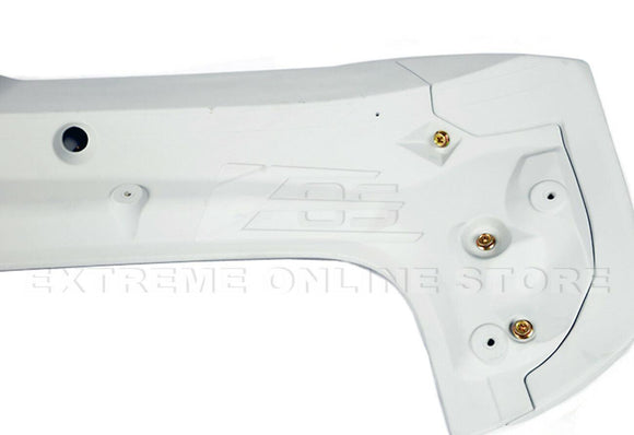 For 2012-2018 Ford Focus Hatchback RS Style PRIMER BLACK Rear Roof Wing Spoiler