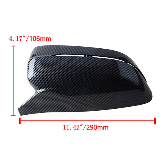 For 17-22 BMW G30 G20 G22 G11 G12 M Style Carbon Print Side Mirror Cover Caps
