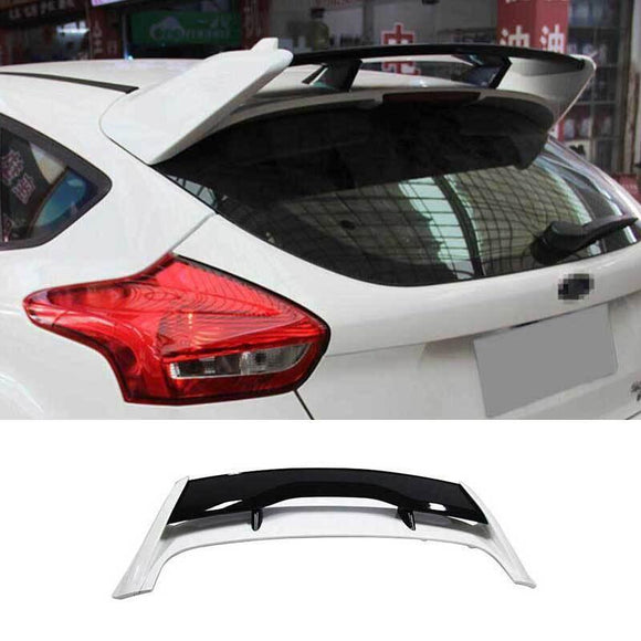 For 2012-2018 Ford Focus Hatchback RS Style PRIMER BLACK Rear Roof Wing Spoiler