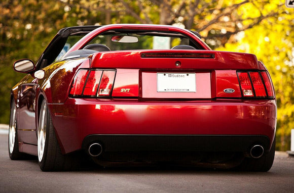 For 1999-2004 Ford Mustang CBR Style Rear Trunk Wing Spoiler - Brake Light Insert