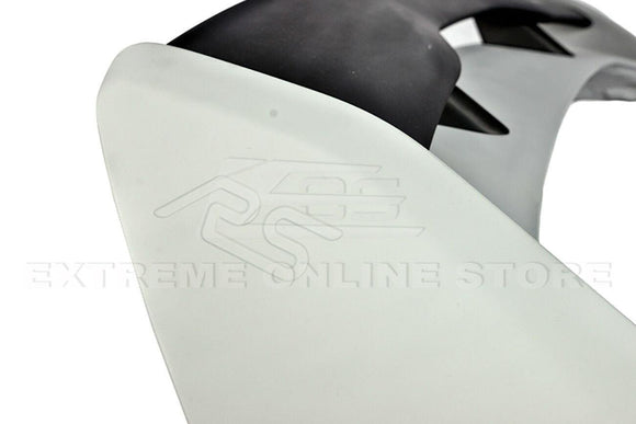 For 2012-2018 Ford Focus Hatchback RS Style PRIMER BLACK Rear Roof Wing Spoiler