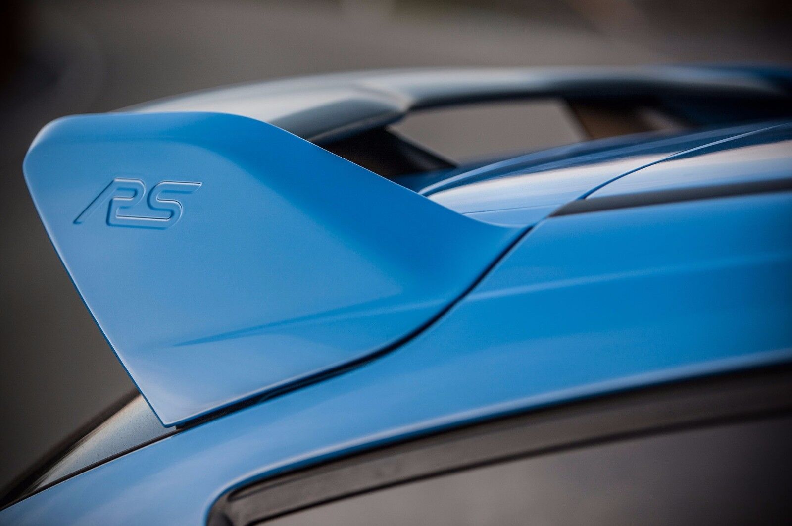 For 2013-2018 Ford Focus Hatchback RS Style PRIMER BLACK Rear Roof Wing Spoiler