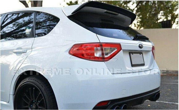 For 2008-2014 Subaru WRX & STI Add-On Rear Roof Wing Spoiler Gurney Flap Extension