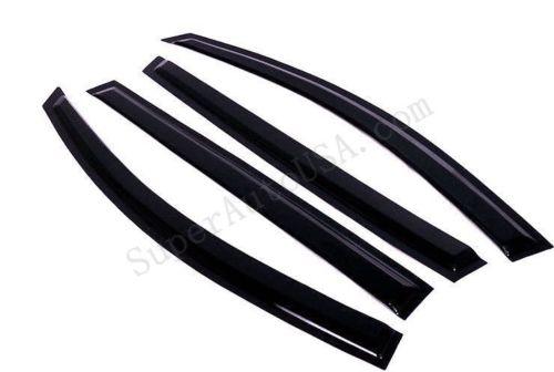Fit 2016-2022 Honda HRV 3D Mugen Style Vent Window Visors Rain Sun Wind Guards Shade Deflectors