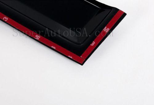 Fit 2016-2022 Honda HRV 3D Mugen Style Vent Window Visors Rain Sun Wind Guards Shade Deflectors