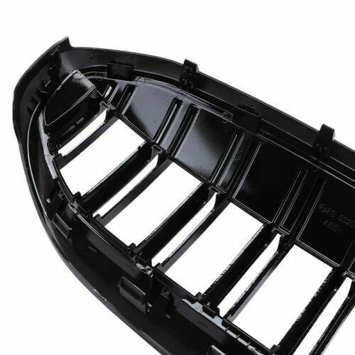Fits 2019-2022 BMW 3 Series G20 G21 Double Line Glossy Gloss Black Front Kidney Grill