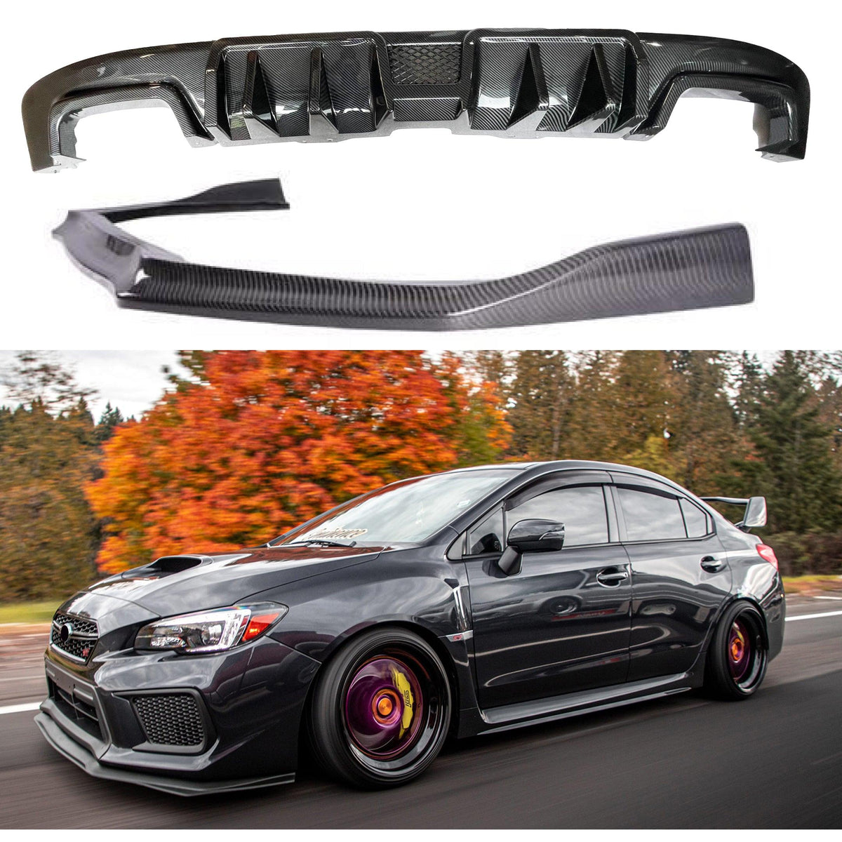 Super Sports Rear Diffuser Rear Diffusers Lip | SuperAutoUSA