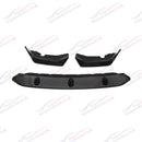 For 2019-2022 BMW X7 Gloss Black Competition Performance Style Front Bumper Lip-8