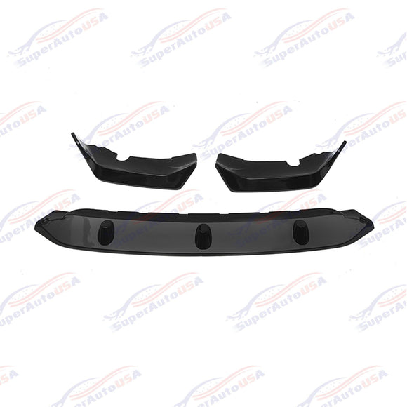 For 2019-2022 BMW X7 Gloss Black Competition Performance Style Front Bumper Lip
