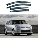 Fits Scion xB 2008-15 Carbon Fiber Print Window Visors Rain Guard Vent Deflector-1